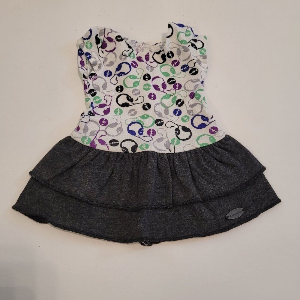 American Girl‎ Doll  Z Yang Sightseeing Outfit Dress Only Headphone Print